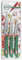 Sanelli 665603 Set 3 Coltelli Frutta e verdura: Spelucchino multiuso cm.7-10 -12, verde/rosso