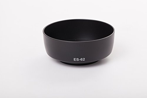vhbw Gegenlichtblende Ersatz für Canon ES-62 für 52mm Objektiv Schwarz, Kunststoff, Rund