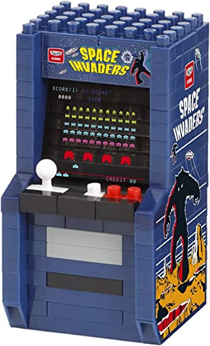 Nanoblock Kawada Space Invaders Cabinet Mikro-Sized Building Block Set: Baukasten, 150 farbige Kunststoffteile, für Jugendliche und Teenager