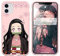Nezuko - Cover per Apple iPhone 11 da 6,1 antiurto morbida TPU silicone protezione custodia per telefono Anime Tanjirou Nezuko Case compatibile con iPhone 11