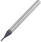 sourcing map Square Nose End Mill, 1mm Tip Dia Solid Carbide AlTiN Coated CNC Router Bits 4 Flute Spiral Milling Cutter HRC45 with 4mm Shank 50mm (2-inch) Length