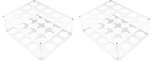 MAGICLULU 2sätze Vinyl Rollenhalter Robuster Vinyl Aufbewahrungsständer Für Kreative Projekte Zum Organisieren Von Vinylrollen Geschenkpapiere Und Mehr Einfach Zu Montieren