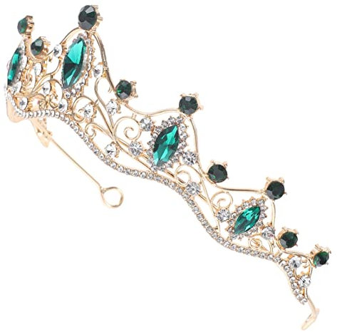 FOMIYES Braut Krone Barock Haarschmuck Mit Strass Für Hochzeiten Partys Und Besondere Anlässe Leicht Und Komfortabel Funkelndes Design Für Unvergessliche Momente