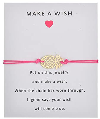 Ananas-Geschenke, Ananas-Armband, Freundschaft, Mutter, Tochter, Armbänder, Geburtstag, Weihnachten, Geschenke für Teenager, Mädchen, Beste Freundin, Enkelin, Nichte, Armbänder Buchstabenperlen