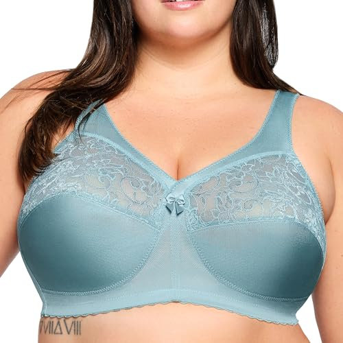 Glamorise Damen 1000 Full Coverage Bra, Gletscher, 110D EU