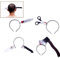 KALUROIL 4 PCS Cuchillo Cabeza Halloween -Terrorífico juego de accesorios de Halloween para niños! Incluye tijeras, cuchillos y más. Perfecto para fiestas de disfraces