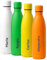 mundohuevo| Regalo personalizado con el nombre que tú quieras| Color naranja| Botella de acero inoxidable| Capacidad 790ml| Regalo original y divertido| Cierre antigoteo| Acabado mate.
