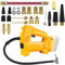 Akku Kompressor kompatibel mit Dewalt Akku 20V, 160PSI Tragbarer Elektrischer Kompressor mit Ventiladapter Set, Autooff Funktion, Mit LCD Bildschirm und LED, Geeignet Auto (ohne Akku Ladegerät)