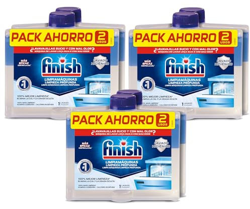 Finish Limpiamáquinas Líquido para lavavajillas - 3 unidades (3 x 2 unidades)