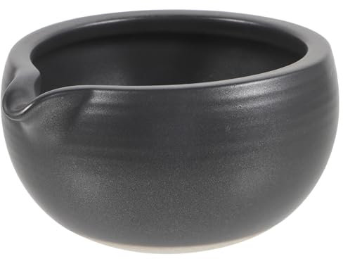 ABOOFAN petit bol à matcha verseur de matcha outils matcha verres à eau tasses de matcha bol à matcha avec bec verseur Coupe tasse d'eau Positionner bol de matcha tasse à thé céramique