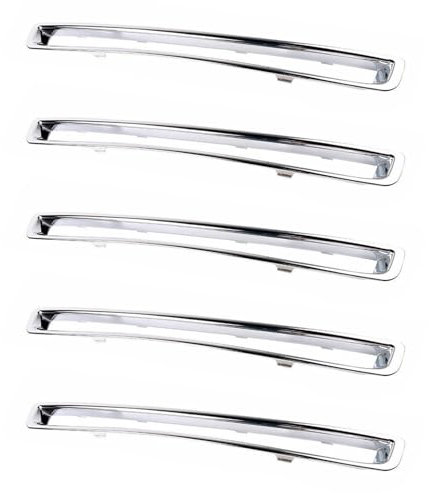 Janasiba 5X Chrom Außen Front ÜBerzogener StoßStangen Rahmen Grill für XC90 2007-2014 30698143