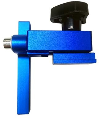 ORFOFE Woodworking Chute Limit Stopper Block Stop Block Table Saws Miter Stop Rope End Hook Miter Track Stopper Sliding Brackets Device Miter Chute Limiter Miter Gauge Aluminum Alloy