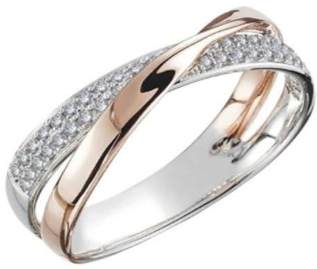 Lehourmast Ring Ringe Damen Bijouterie Herren Damenring 7 Bicolor