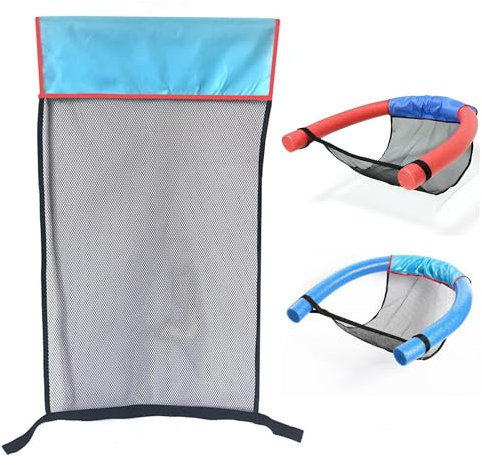 Hezhou Flotador con Red Silla de Piscina Malla Flotante Piscina Flotante Asiento Agua para Piscinas Silla Flotante natación Cama Flotante