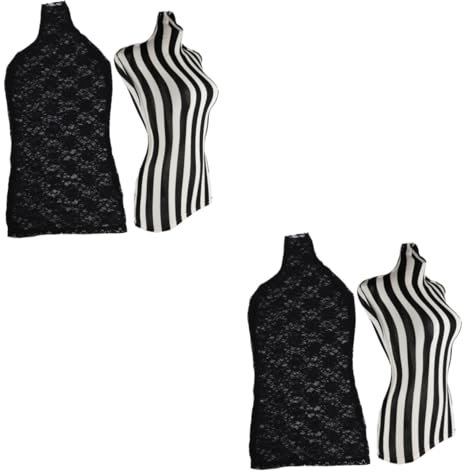 PartyKindom 4stücke Mannequin Cover Aus Baumwolle Dekorative Stoffabdeckung Für Weibliche Kleiderständer Für Mode-displays Und Schaufensterpräsentationen