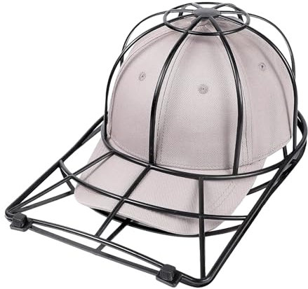 FANWINKJ Cap Waschhilfe für Baseballkappen – 2 Stück Mützenform für Handwäsche & Spülmaschine, Hutwaschrahmen zum Trocknen, Schützt die Form – Nicht für Trucker/Mützen ohne Schirm