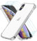 Totill 4 in 1 Case for iPhone x and xs with [3 Pack] Tempered Glass Screen Protectors, Crystal Clear Phone Cover, Scratchproof and Shockproof, Compatible with Wireless Charger and Bike Phone Holder