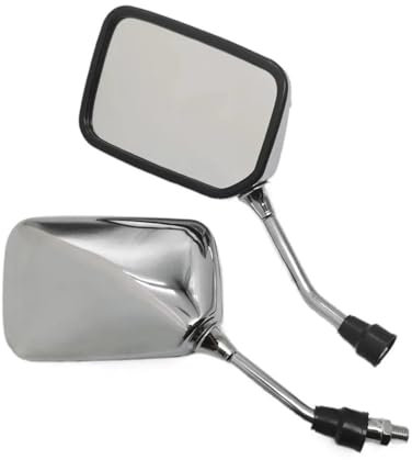 Lenkerendenspiegel Motorrad Für Quadrat Für Spiegel 10mm M10 Gewinde Roller Für Baron Für BMS Für Lance Für Rückspiegel Motorrad Spiegel(1)