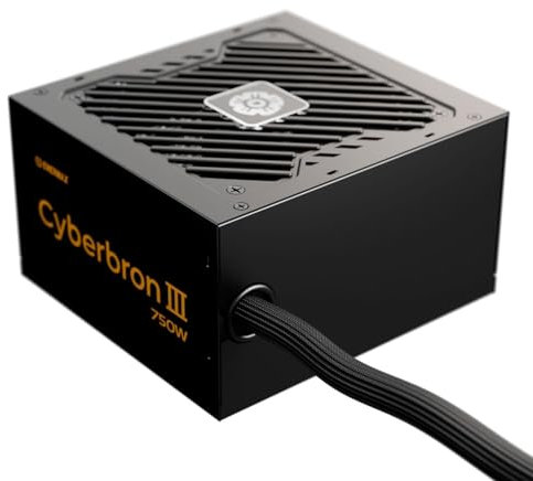 ENERMAX CYBERBRON III 750 Watt, alimentatore ATX 3.1 non modulare | PCIe 5.1 | 80 Plus Bronzo | ventola FDB da 120 mm | DC a DC con condensatori jap. |EMB750EWT-NAC