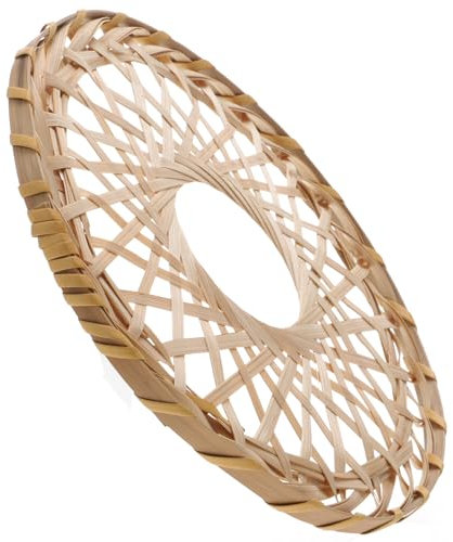 Ipetboom Cosplay-hut Aus Bambus Hohl Für Kostüm-partys Maskerade-prop Langlebig Einfach Zu Reinigen Rustikaler Retro-stil