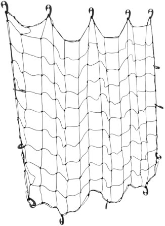 Vaguelly Rete Portabagagli per Tetto Auto Rete Elastica per Pick-up SUV Materiale in Gomma per Fissaggio Sicuro per Trasporto Bagagli Facile Installazione Senza Attrezzi