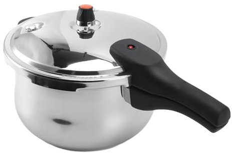 Plyisty Schnellkochtopf, 80 -kPa -Druckentlastungsfenster Anti Verstopfungsabdeckung Druckkochtopf für Keramikherd (9L)