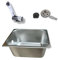 XENPER® Fregadero Camper con Grifo 12V y Desagüe – Ideal para Kit Camper Furgoneta, Lavabo Caravana y Cocina Camper, Ideal para Muebles Camper