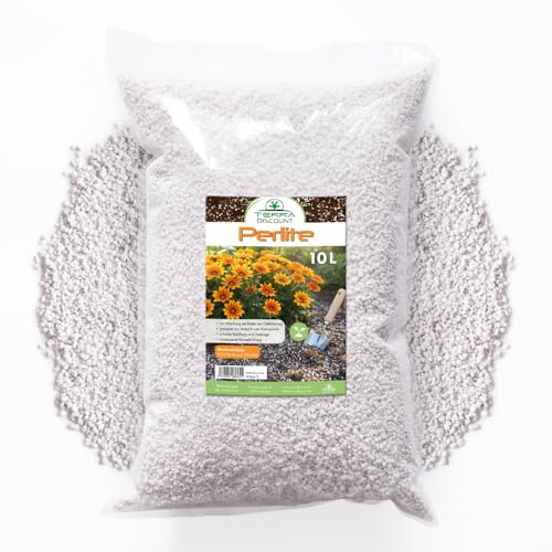 Perlite 10 Liter – Pflanzgranulat für Boden & Substrat | Für lockere, luftige Pflanzsubstrate – optimale Drainage & Belüftung, ideal für Zimmerpflanzen, Aussaat & Stecklinge
