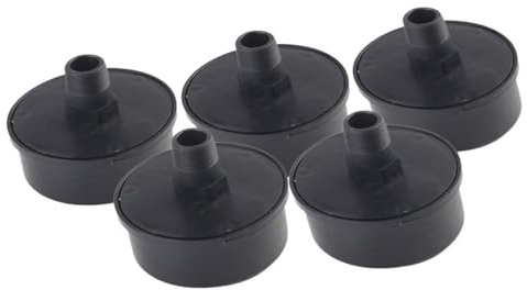 Compressor Intake Silencer Set of 5 with 16mm Male Thread for Air Compressors Air Pumps Piston Compressor Replacement Parts