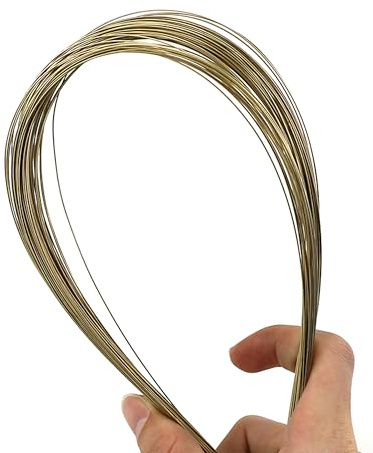 Lot de 5 baguettes de soudure argentées de 1,5 mm, fil de soudure facile à fondre for or, argent, laiton, outils for bijoutiers(1.5MM)