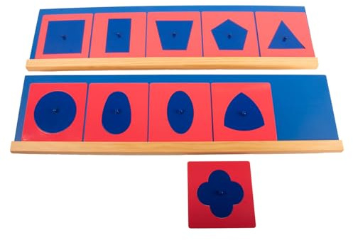 Metallene Einsatzfiguren Montessori-Material, 22-teiliges Set