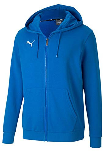 Puma Teamgoal 23 Casuals Felpa con Cappuccio, Blu (Electric Blue Lemonade), L Uomo