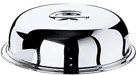 MEPRA AZD20025340 FOR ROUND PLATE CLOCHE FÜR RUND Teller, CM 40, Edelstahl 18/10