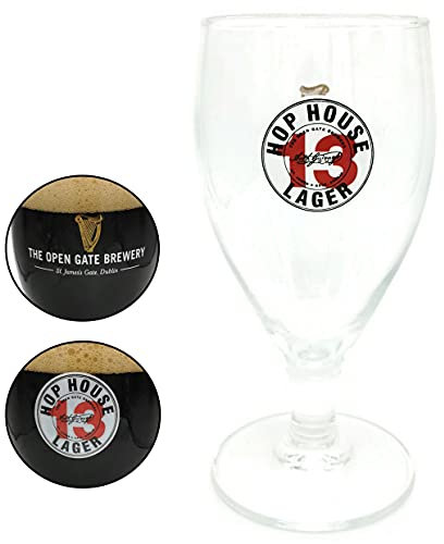 Hop House 13 Lager Half Pint Chalice Style Glass