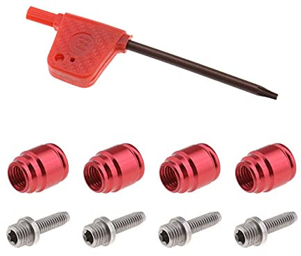 ECSiNG 4 Sets Fahrrad Scheibenbremse Olive Verbindungseinsatz Kit Kompatibel mit Sram Avid Hydraulische Scheibe Bremsschlauch