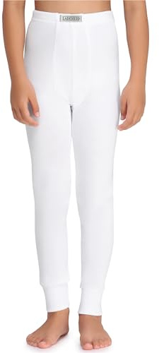 Ladeheid Thermounterhose Kinder Termo warm und bequem Lange Unterhosen Jungen aus Baumwolle Knöchellänge für Winter und kalte Tage Alltag Schule Outdoor LA40-248