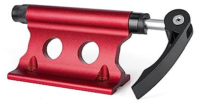 wisoolkic Universal Bike Front Fork Fixed Clamp Aluminum Alloy Road Bicycles Forks Floor Stand Holder Cycling Accessories, Red