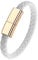 SAMERIO Lightning Charging Cable Fashion Portable Charger Bracelet Leather Braided Fast charging Cord iPhone Keychain USB Charging Data Short Cable for ios (L-USB-IOS)