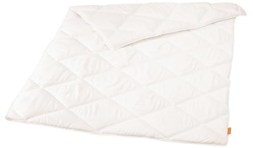 sleepling Ganzjahresdecke zu 100% aus Lyocell Tencel medium Bettdecke 155 x 220 cm, weiß