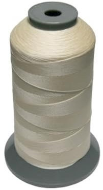 Sattlergarn Zwirn 14x2x3 Polyester 1000m creme Ø 0,3mm (5002)
