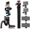 Treppiede Smartphone, Lammcou Flessibile Treppiede Fotocamera Gorilla Pod da Viaggio Portatile Tavolo Tripode con testa a sfera completamente girevole & XL Cavalletto per Smartphone, Mini Tripod (2)