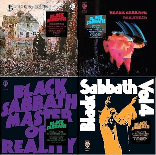 Black Sabbath Albums Collection 1970-1972: Black Sabbath + Paranoid + Master Of Reality + Vol. 4 (LP 4-Pack)
