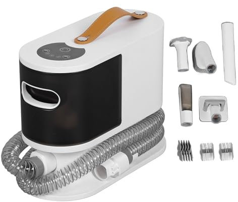 Kit D'aspirateur de Toilettage pour Chiens Haofy pour éliminer les Poils épais avec un Grand Bac à Poussière de 2 L, Nettoyage de la Maison
