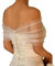 GMBYLBY Eleganter Damen Brautschal Durchsichtiger Wickel Hochzeit Braut Glänzende Schulter Eleganter Bankettschal Mit Perlen Braut Achselzucken Weißes Braut Achselzucken Für Hochzeitskleid Braut Und