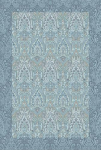 Bassetti ISOLABELLA Plaid aus 100% Baumwolle in der Farbe Azzurro C1, Maße: 240X250 cm - 9330142
