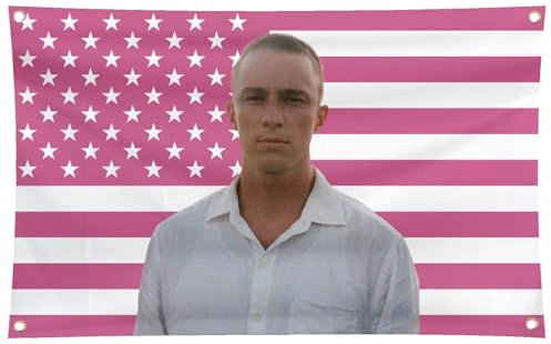 Drew Starkey Flag, Rosa Amerikanische Flagge, Rafe Cameron Flagge, USA-Flagge Lustiger Rosa Wandteppich Für Gärten, Für Schlafzimmer