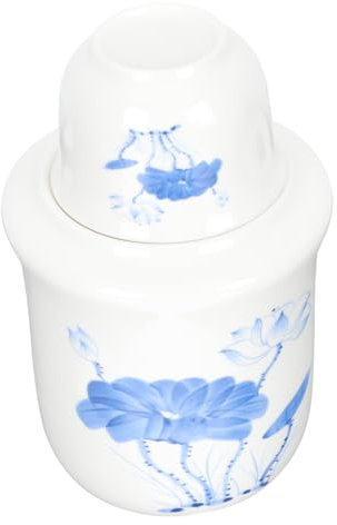 MAGICLULU Ceramic Wine Warmer Kettle for Sake Heating Creative Liquor Warming Tool for Scandi Home Decor for Mulled Wine