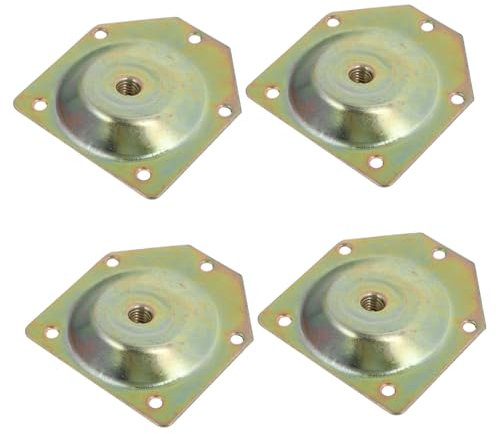 Gadpiparty öbelbein Montageplatten Schräg Montierte Verbindungselemente Mit Schrauben Tischbein Verbinder Verzinkt Ideal Für Sofas Und Tische