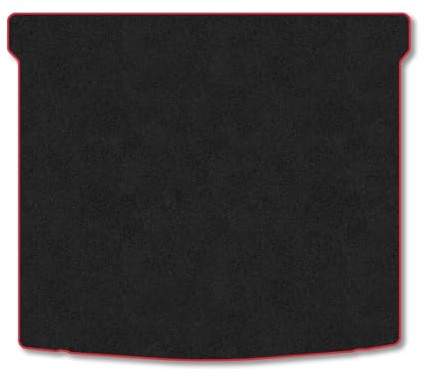 Carpet Boot Liner Compatible With Cupra Tavascan (2024+) [UPPER BOOT FLOOR] Red Carpet Tailored Fit 550Gsm Protector Boot Mat Anti-Slip Durable Water-Resistant Easy Clean Custom Fit Dog Friendly