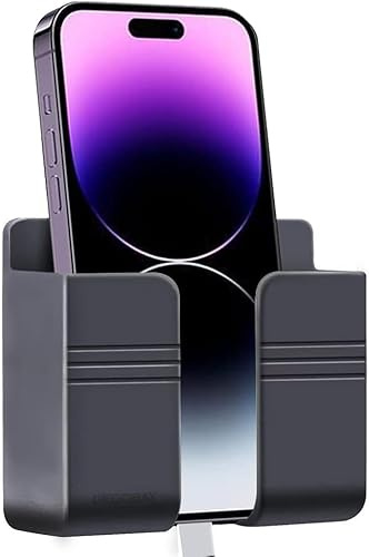 AJinacious Wall Phone Holder, Adhesive Mount for Bedroom, Kitchen